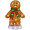 Northlight 14" LED Lighted Acrylic Gingerbread Man with Scarf Outdoor Christmas Decoration